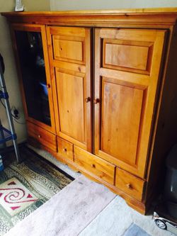 Wood Entertainment Center