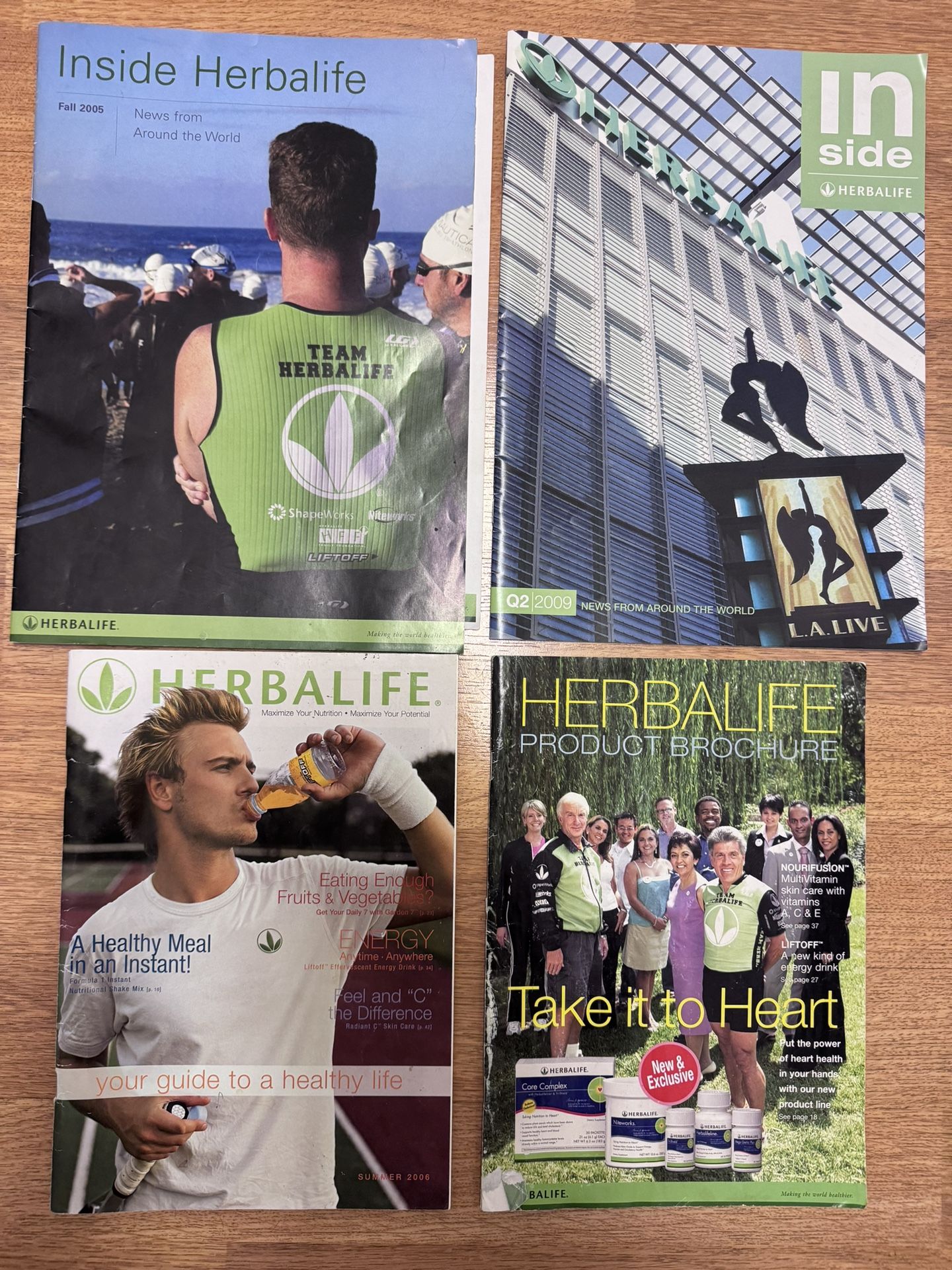 HERBALIFE Vintage Magazines Mark Hughes LA Live Nutrition Tablets Read Article