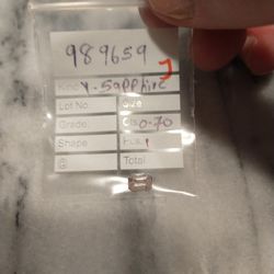 0.70 CRT Yellow Sapphire Golden Shine UNHEATED