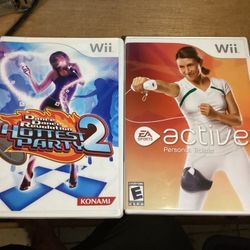 Need for Speed ProStreet & Dance Dance Revolution hottest Party for Nintendo Wii