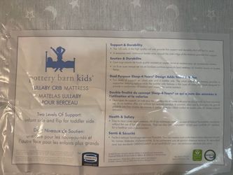 Brand new pottery barn lullaby crib mattress