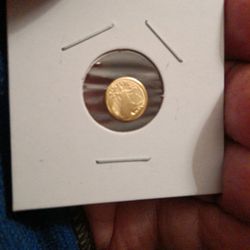 Mini Saint Gaudens Little Golden Coin. Tiny, But A Big Collectible!
