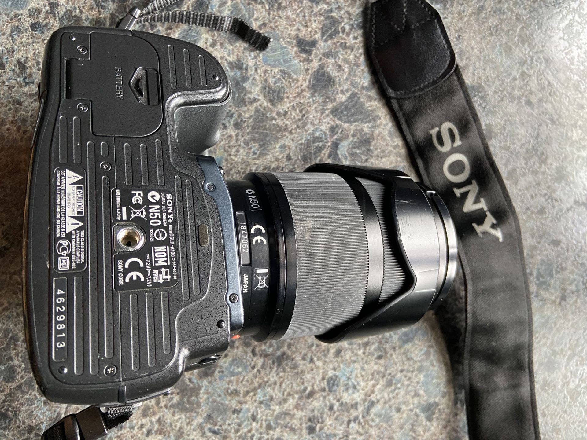 Sony DSLR A 100 Camera Reduced