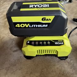 Ryobi 40v 6ah Starter Kit