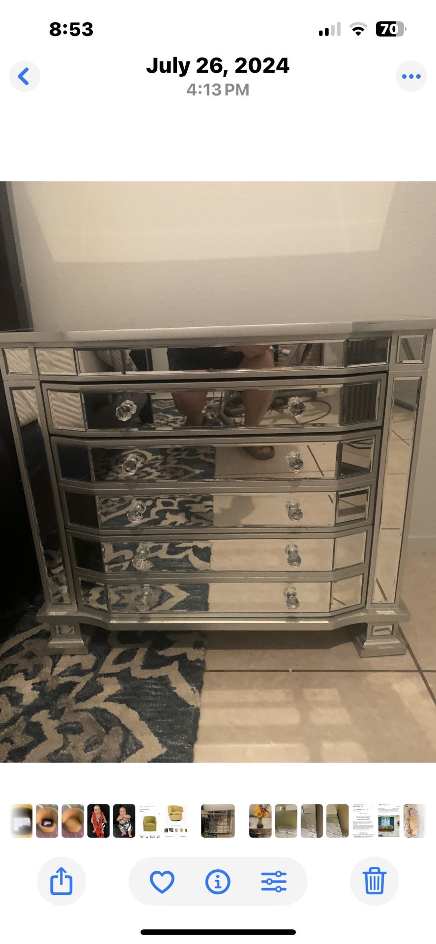 Mirror Nightstand