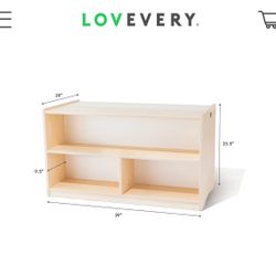 Lovery Montessori Playshelf