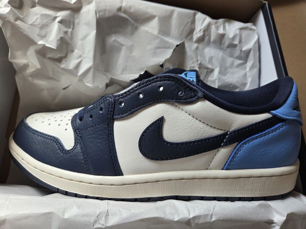 π₯ JORDAN 1 LOW OG "OBSIDIAN UNC" MEN'S SIZE 8 NEW W/BOX, π²110 FIRM TAKES THEM π₯