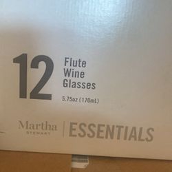 Flute Wine Glasses 
