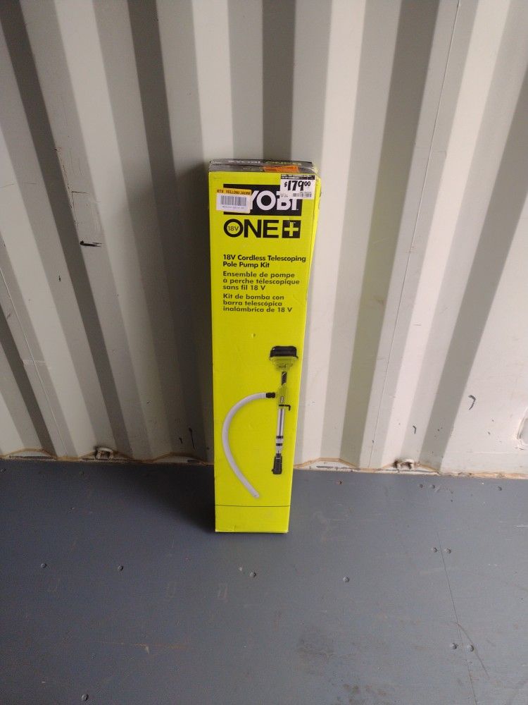 RYOBI
18V Cordless 1/6 HP Telescoping Pole Pump with 2.0 Ah Battery and Charger