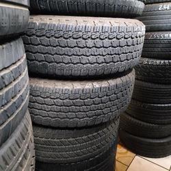 Pair 245/75/17 Goodyear Wrangler 