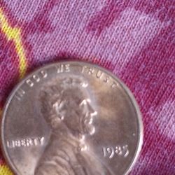 1985 Error Penny. 