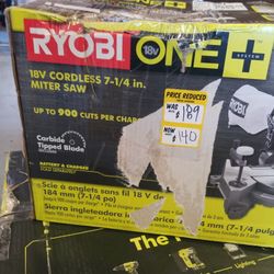 Ryobi 18v Mitersaw 