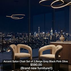 Unique Salon Standout Chair Set of 2