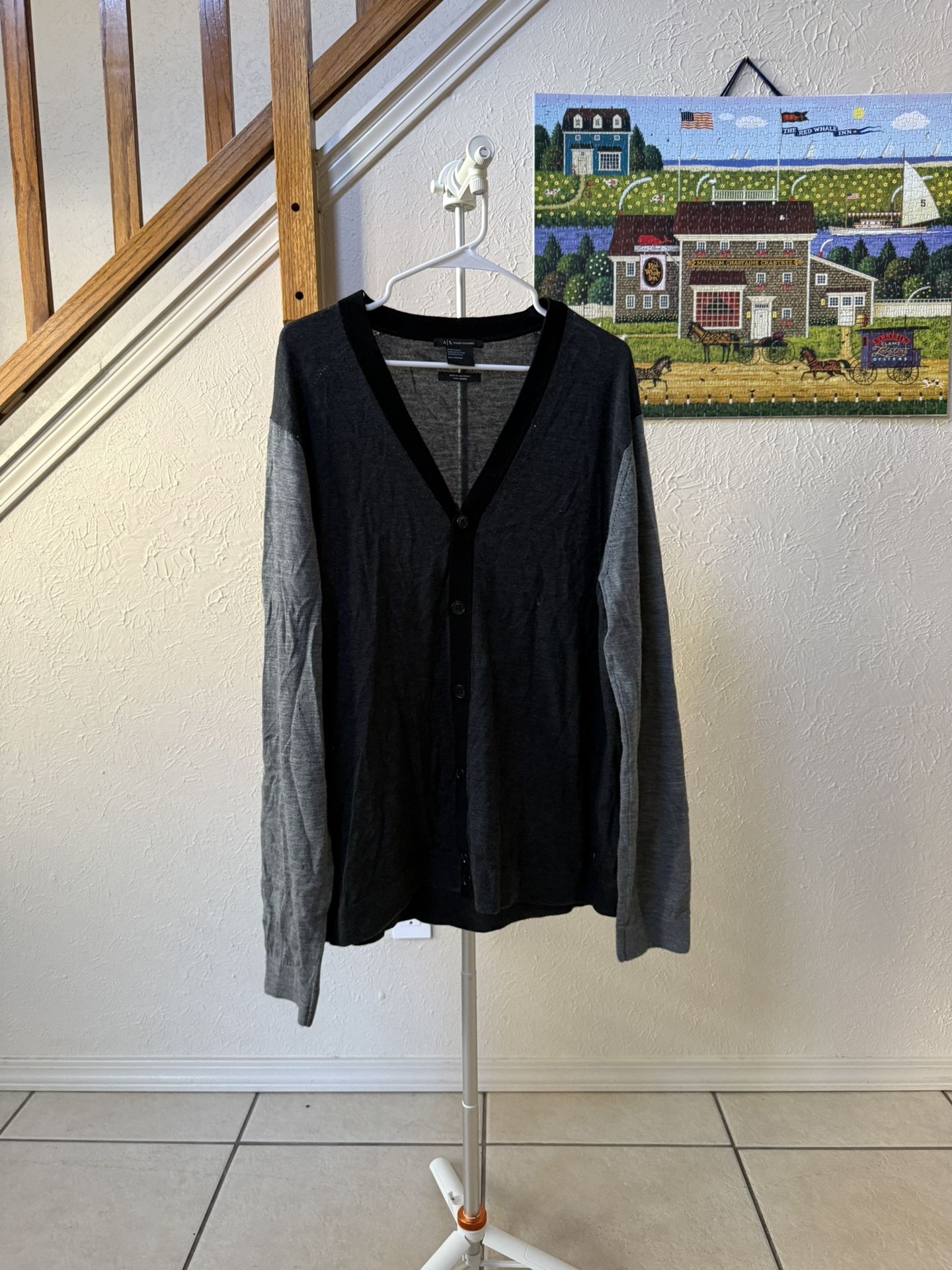 Men’s Button Cardigan – XXL