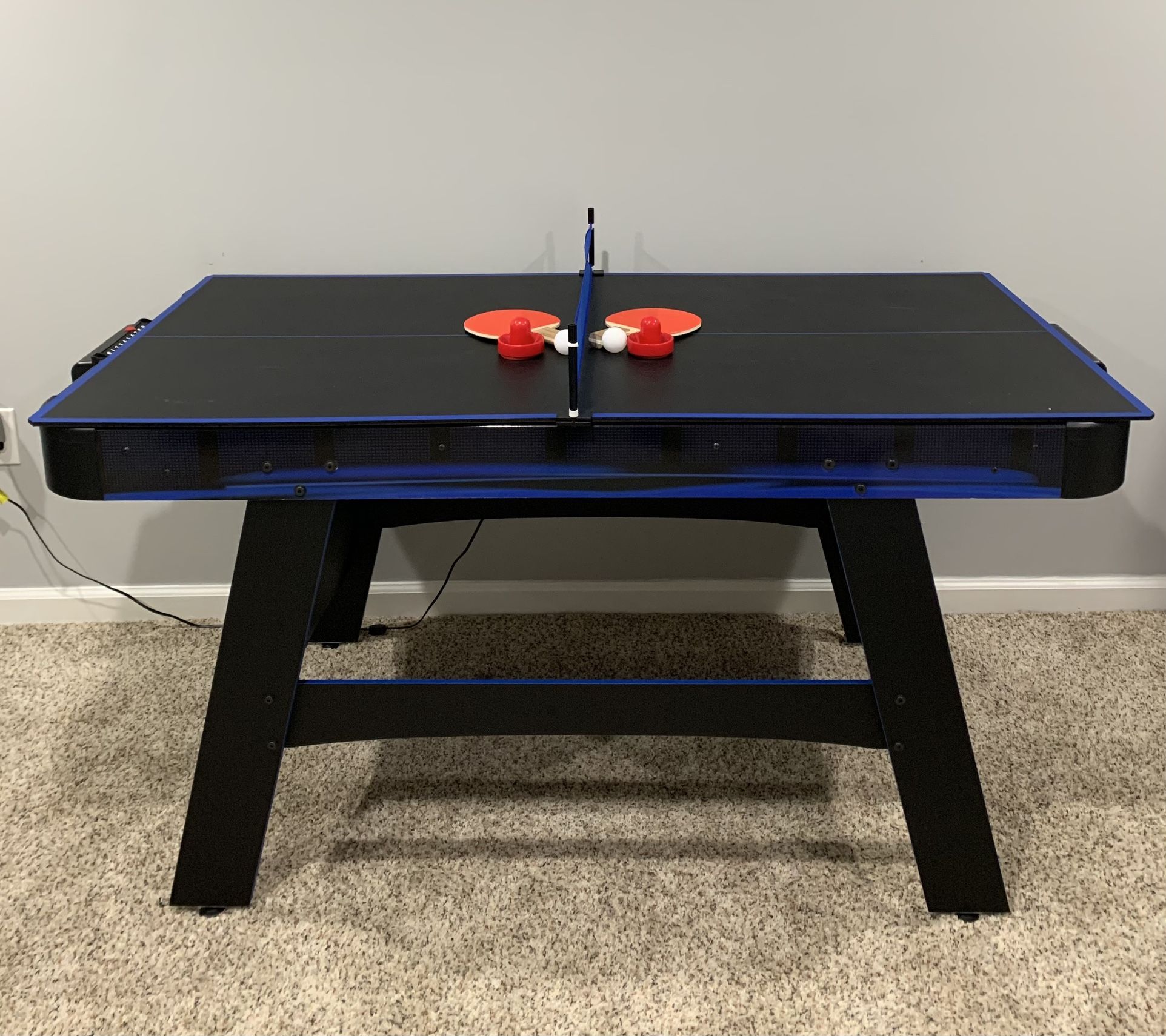 SALE!!!!5 ft. Bandit Air Hockey Table with Table Tennis Top