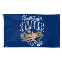 3'x5' Dodgers 2025 World Series Champions Flag  (Single Sided) . 