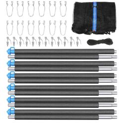 NEW! 14 ft Trampoline Safety Net with Poles