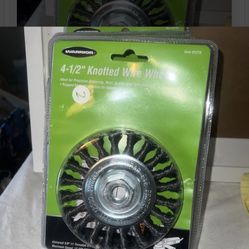 4.5" knotted wire wheel LOT
