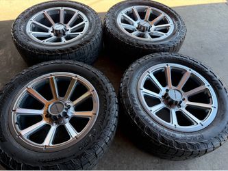 20 Inch brand new wheels with good used tires for sale 6 lug