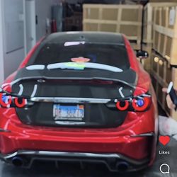 2014-2024 Q50 Skyline RGB smoked taillights 