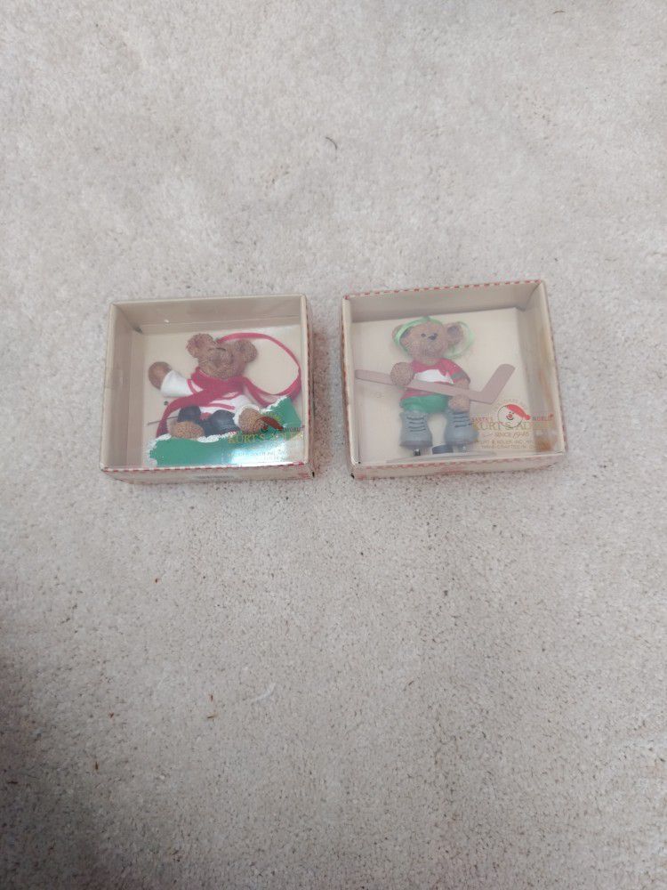 Two Kurt Adler Sports Ornaments