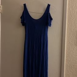 royal blue maxi dress