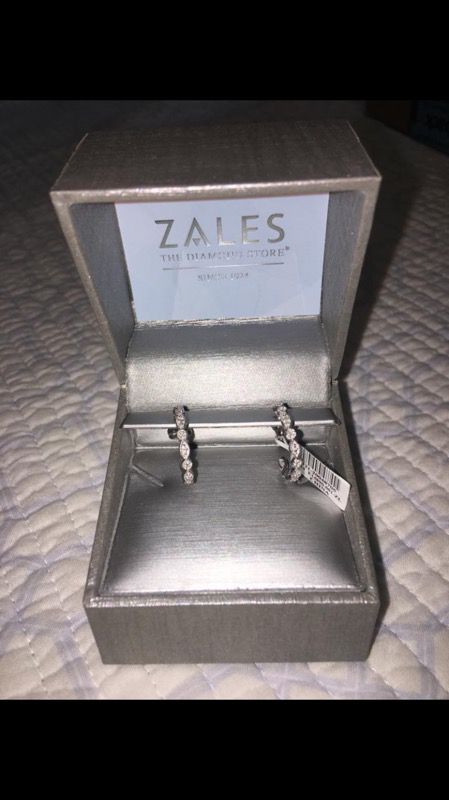Hoop earrings from Zales