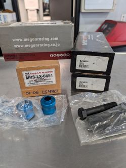 NEW 01-06 LS430 Front lower ball joints and Megan roll center adjusters.