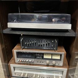 Vintage Technics Pioneer Stereo System