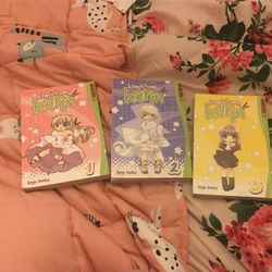 Kamichama Karin manga volumes 1-3