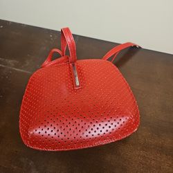 Red Lether Handbag