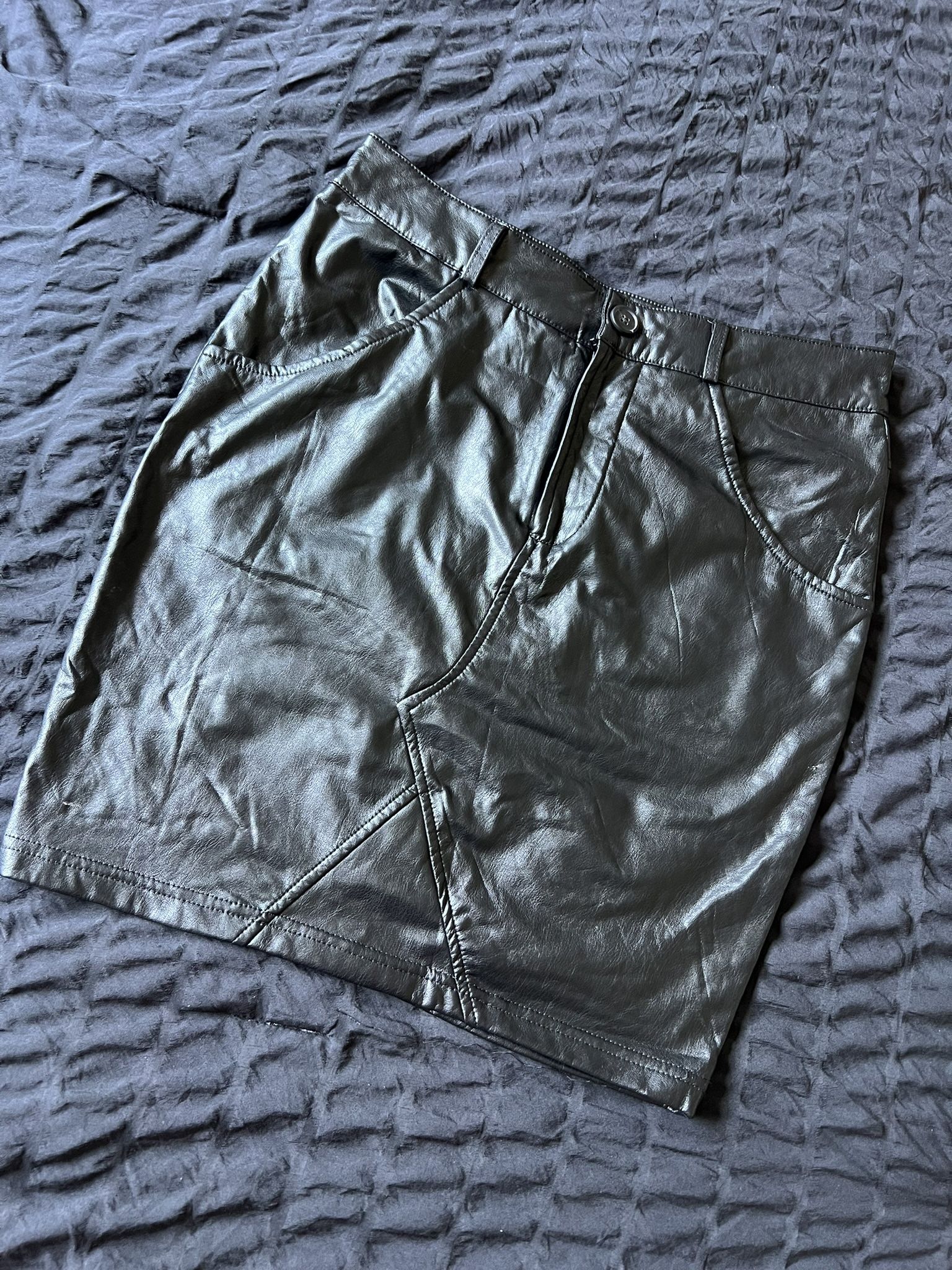 Faux Leather Skirt 🖤
