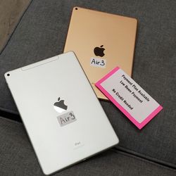 Apple iPad Air 3 LTE And Wifi - $1 DOWN TODAY, NO CREDIT NEEDED