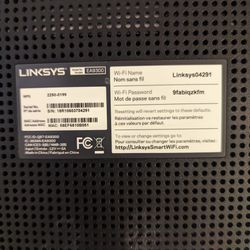 Whole House Linksys WIFI (Router And Extender)