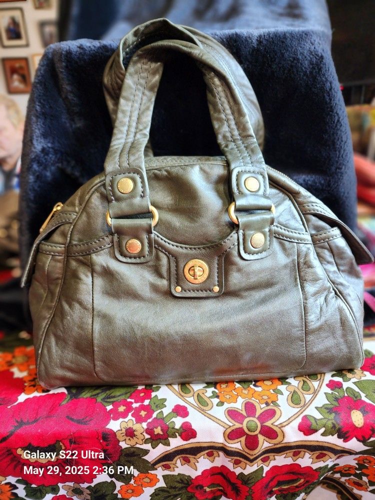 Dark Olive Marc Jacobs Boho Satchel