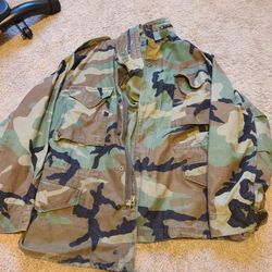 Military Issued Medium Short Woodland Camouflage 