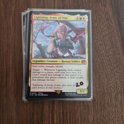 Lightning, Army Of One ~ MTG