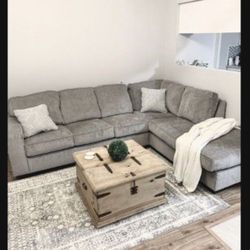 Light Ashley Cozy 2 Piece Altari Sectional 👍 Brand New 💥 Showroom Available 👈