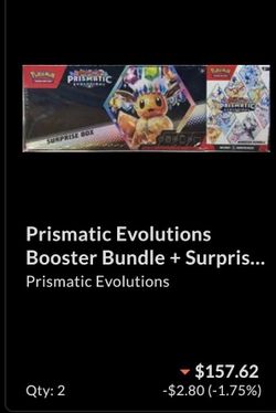 Prismatic Evolutions Surprise Box + Booster Bundle