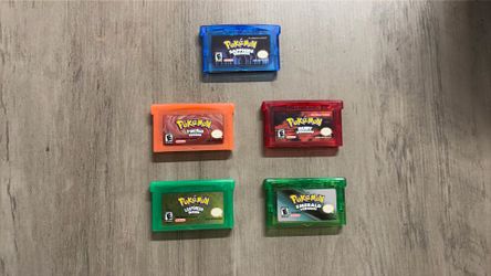 Gameboy Advance Pokémon Games