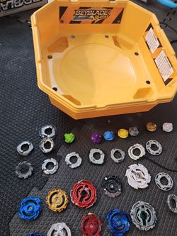 Beyblade burst arena + mixed lot starter for kids