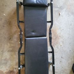  Rolling Garage/Shop Creeper: 36" Padded Mechanic Cart with Headrest and 4 Casters