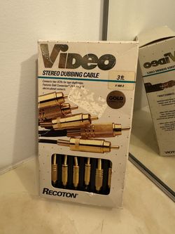 Recoton Video sterio dubbing cable 3ft