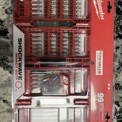 New Unused Unopened- Milwaukee® Tool SHOCKWAVE™ Impact Duty™ Driver Bit Set, 99 Pieces