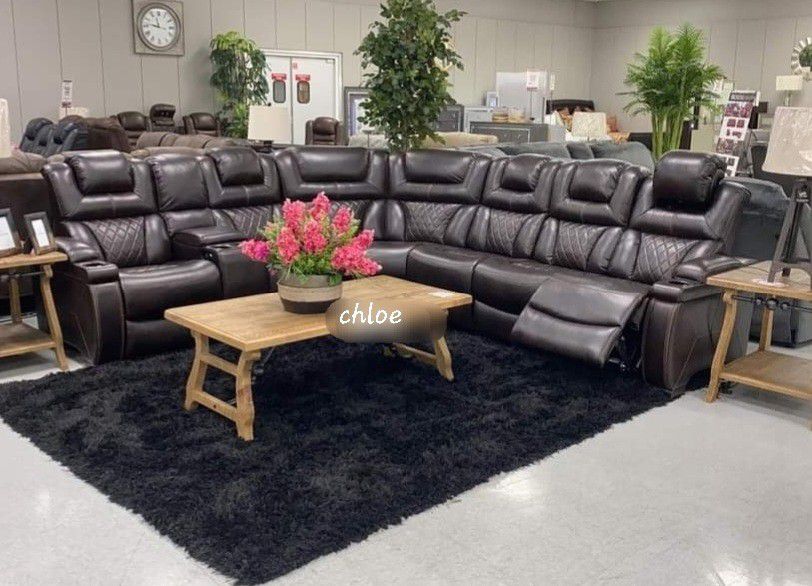 🎖ASK DISCOUNT COUPON`sofa Couch Loveseat living room set sleeper recliner daybed futon options ¤
Warn Brown Power Reclining Sectional 