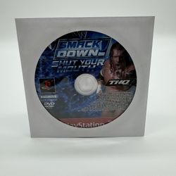 WWE SmackDown Shut Your Mouth Greatest Hits (Sony PlayStation 2 , PS2) Disc Only