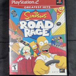 PlayStation 2(PS2) The Simpsons Road Rage game