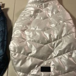large Size Pet Metallic Puffer Coats I Have 2 Left