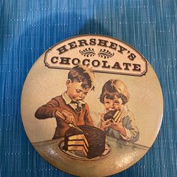 Vintage 1982 Hershey’s Chocolate Tin Can 