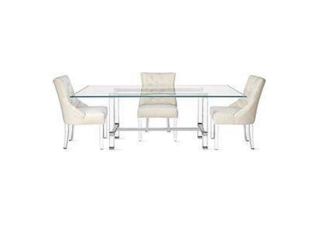 Z gallerie savoy dining table 4 chairs